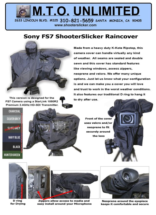 ShooterSlicker Raincovers